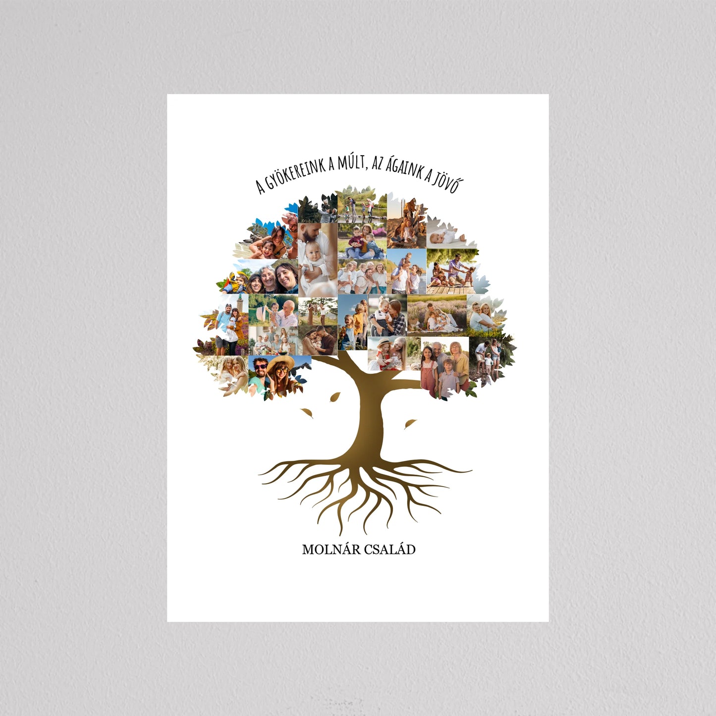 Családi Történet Képekben – Személyre Szabható Családfa #1