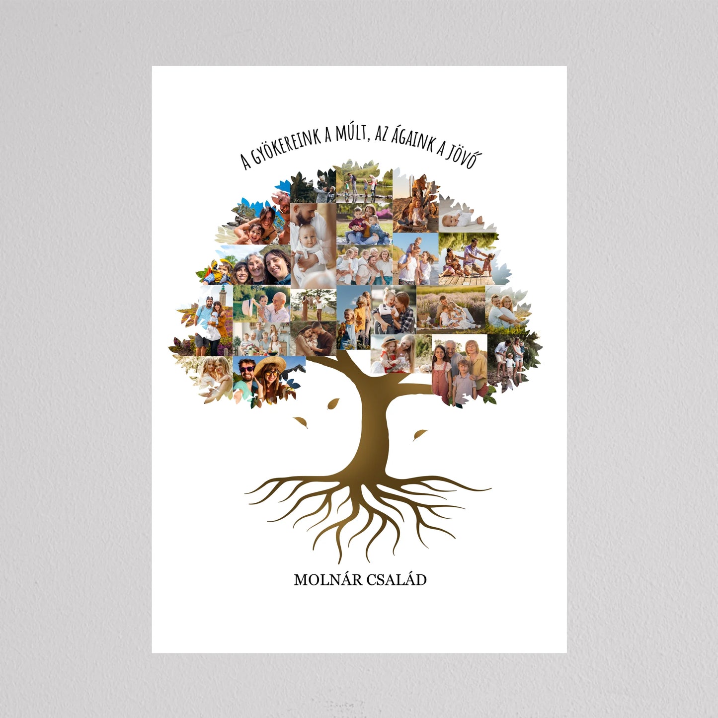 Családi Történet Képekben – Személyre Szabható Családfa #1