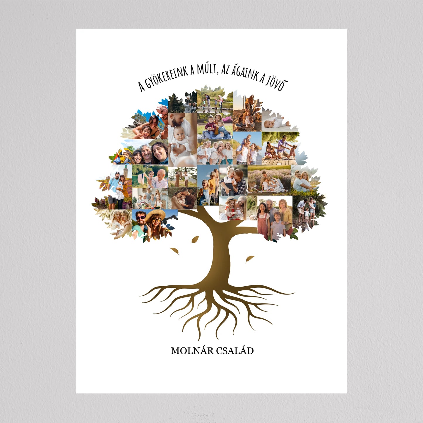 Családi Történet Képekben – Személyre Szabható Családfa #1