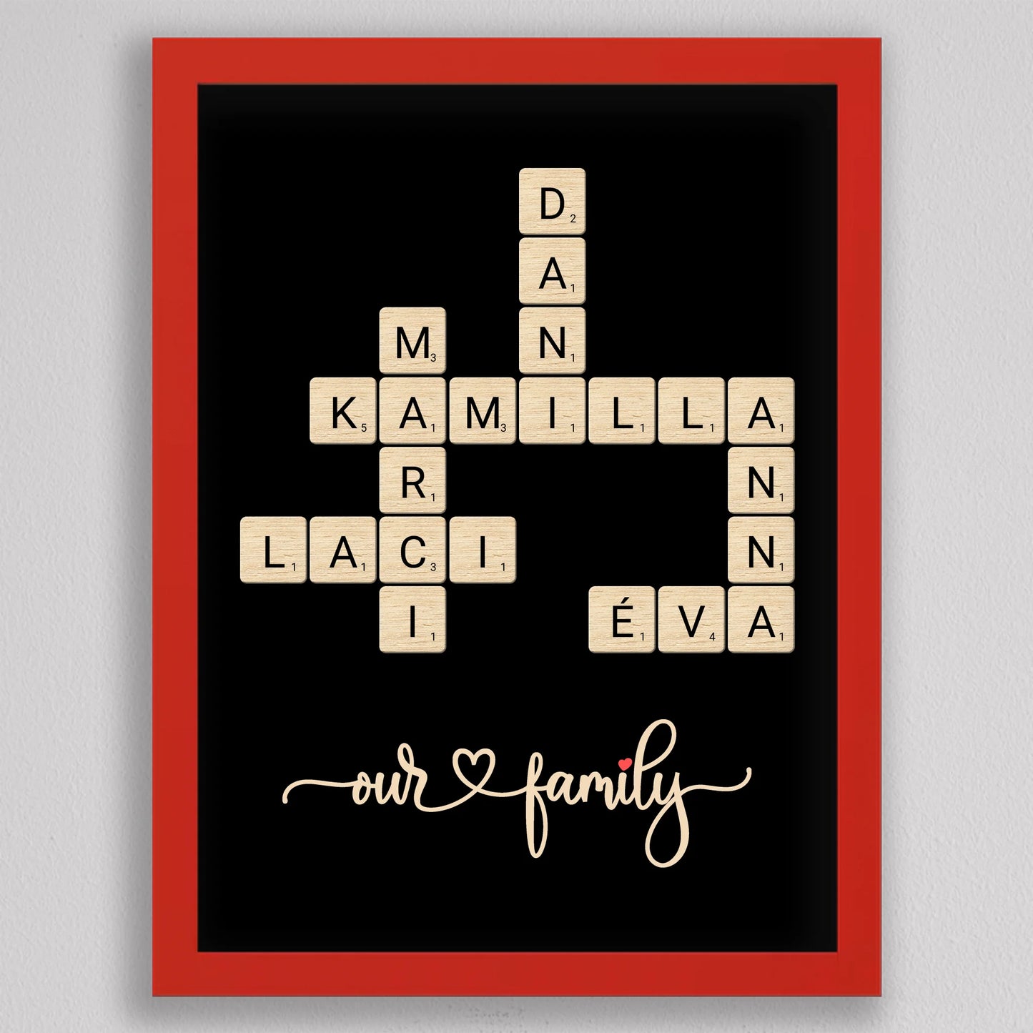 Családi Scrabble, szókirakó #3