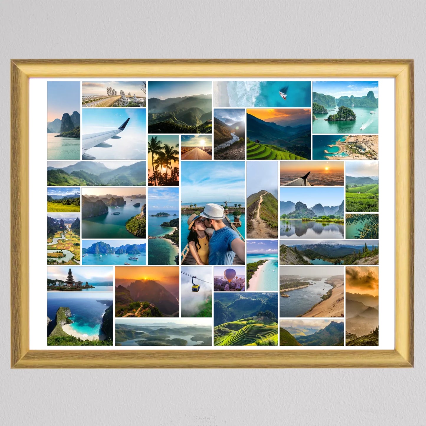 Egyedi Családi Fotókollázs - 35 Képpel