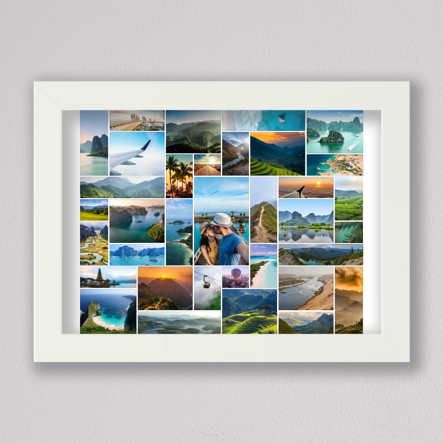 Egyedi Családi Fotókollázs - 35 Képpel