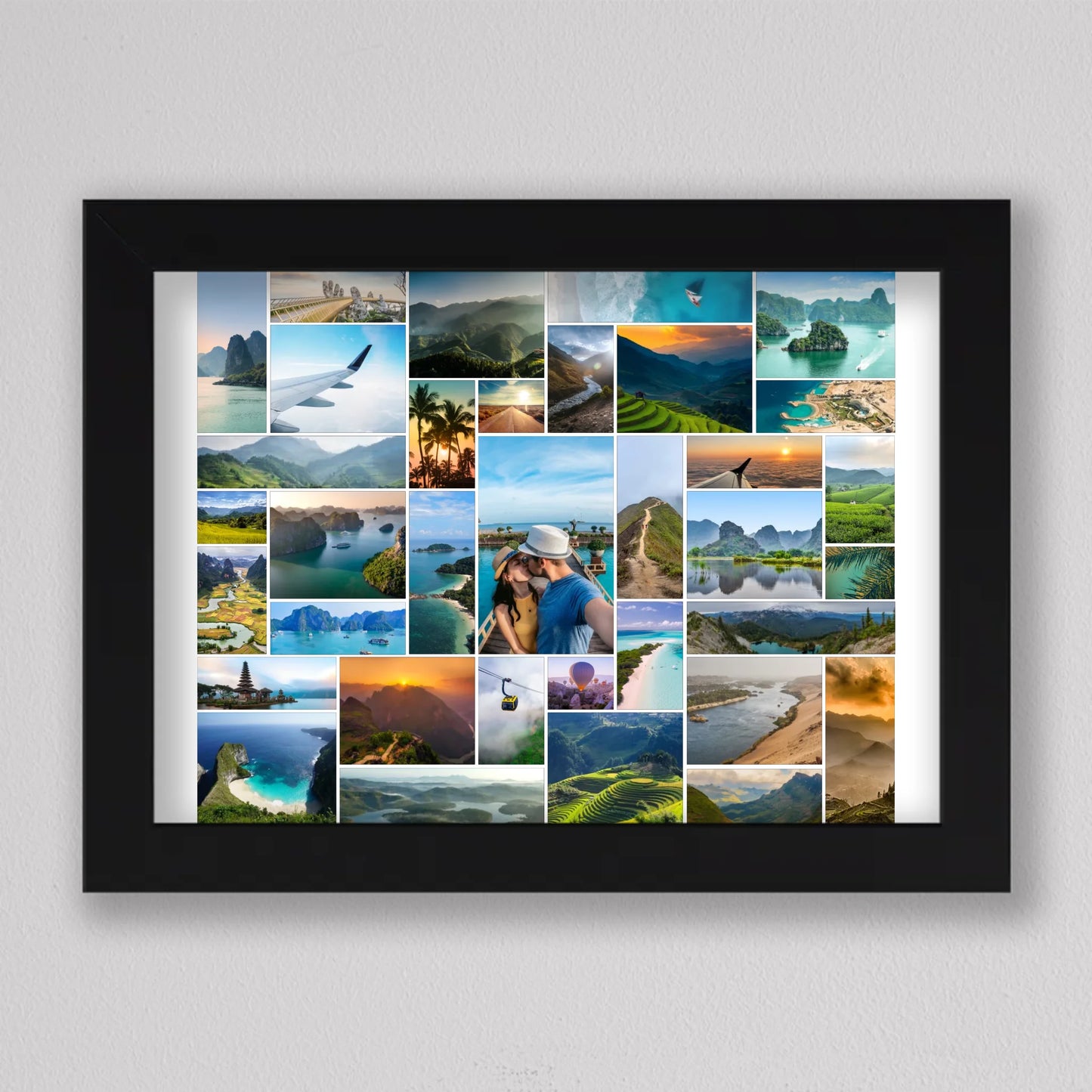 Egyedi Családi Fotókollázs - 35 Képpel