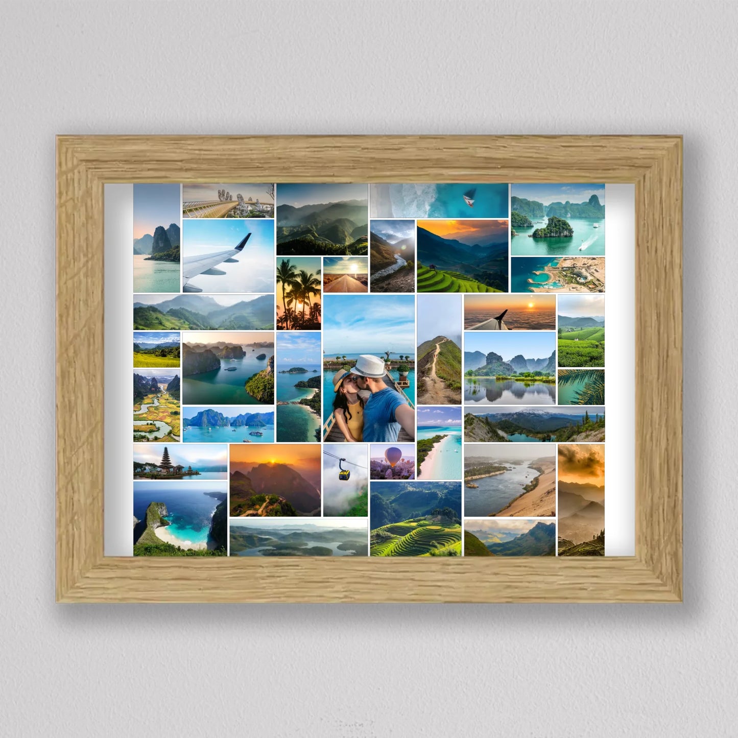 Egyedi Családi Fotókollázs - 35 Képpel