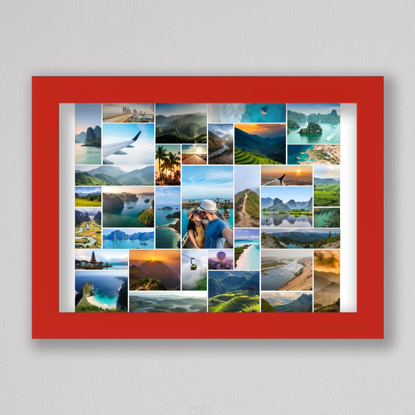 Egyedi Családi Fotókollázs - 35 Képpel