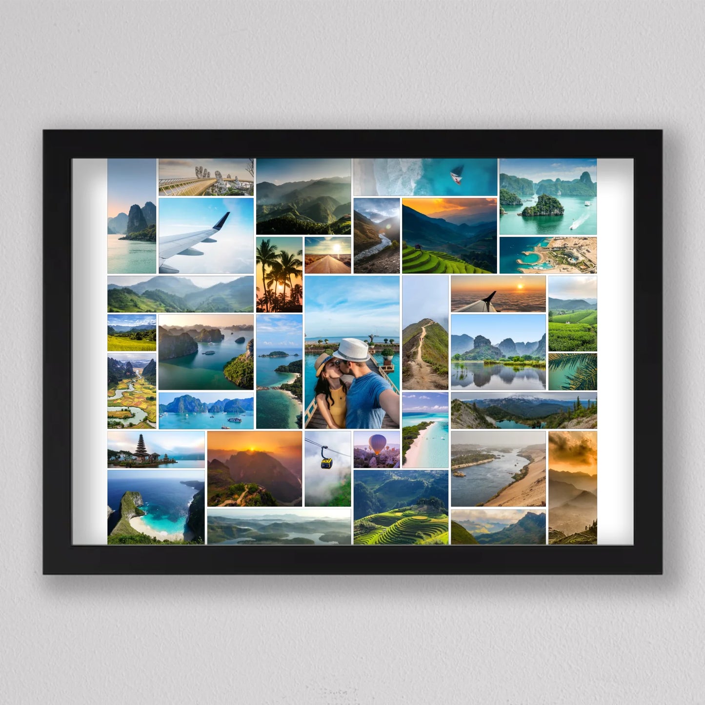 Egyedi Családi Fotókollázs - 35 Képpel