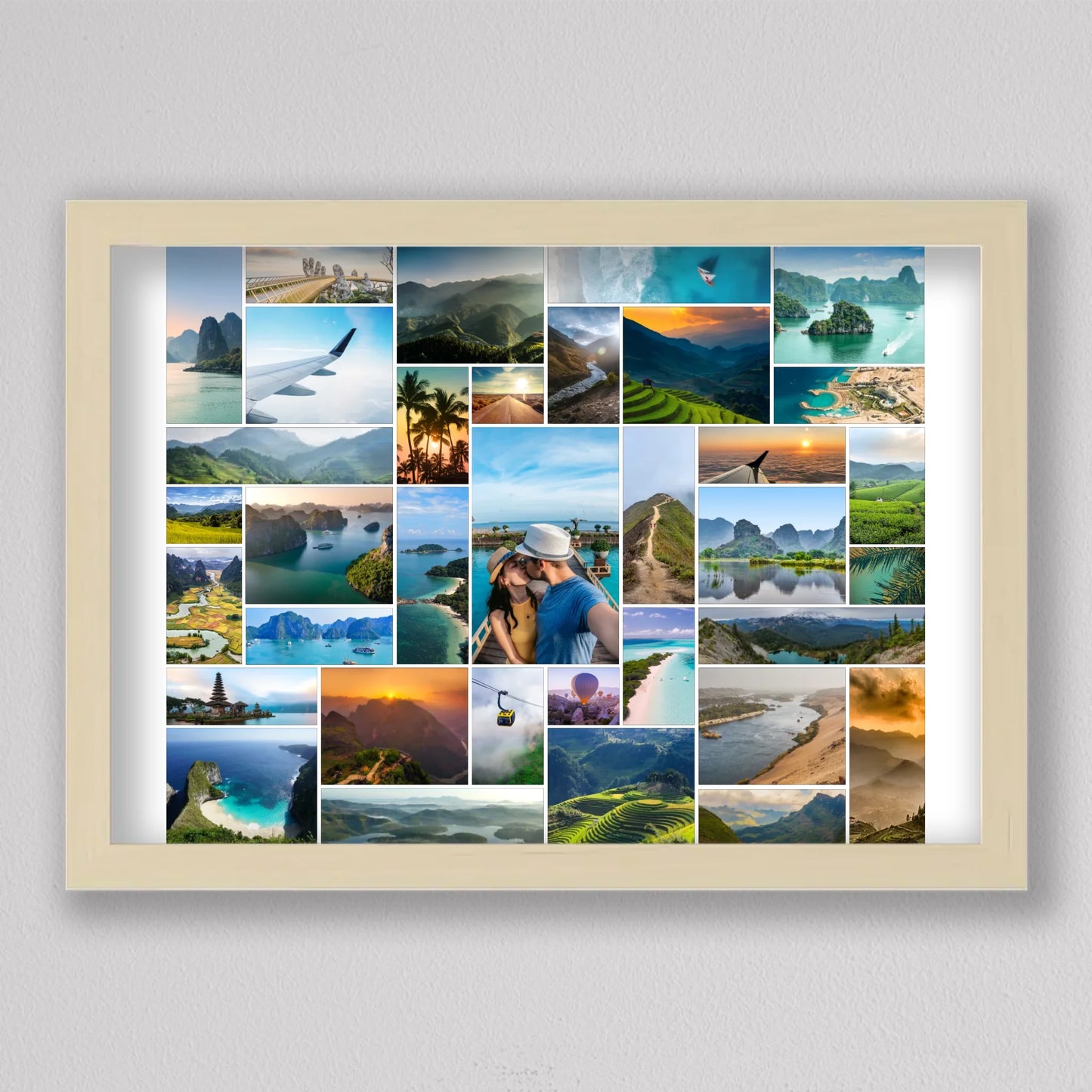 Egyedi Családi Fotókollázs - 35 Képpel