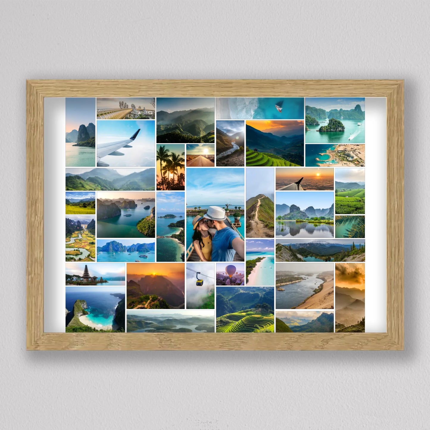 Egyedi Családi Fotókollázs - 35 Képpel