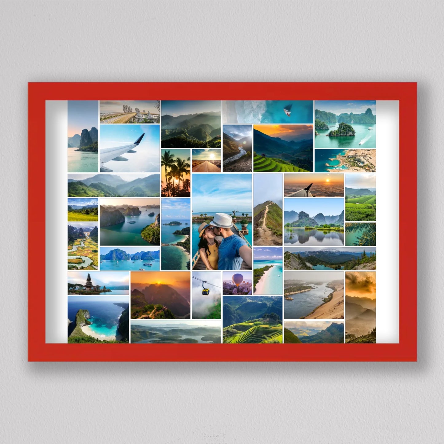 Egyedi Családi Fotókollázs - 35 Képpel