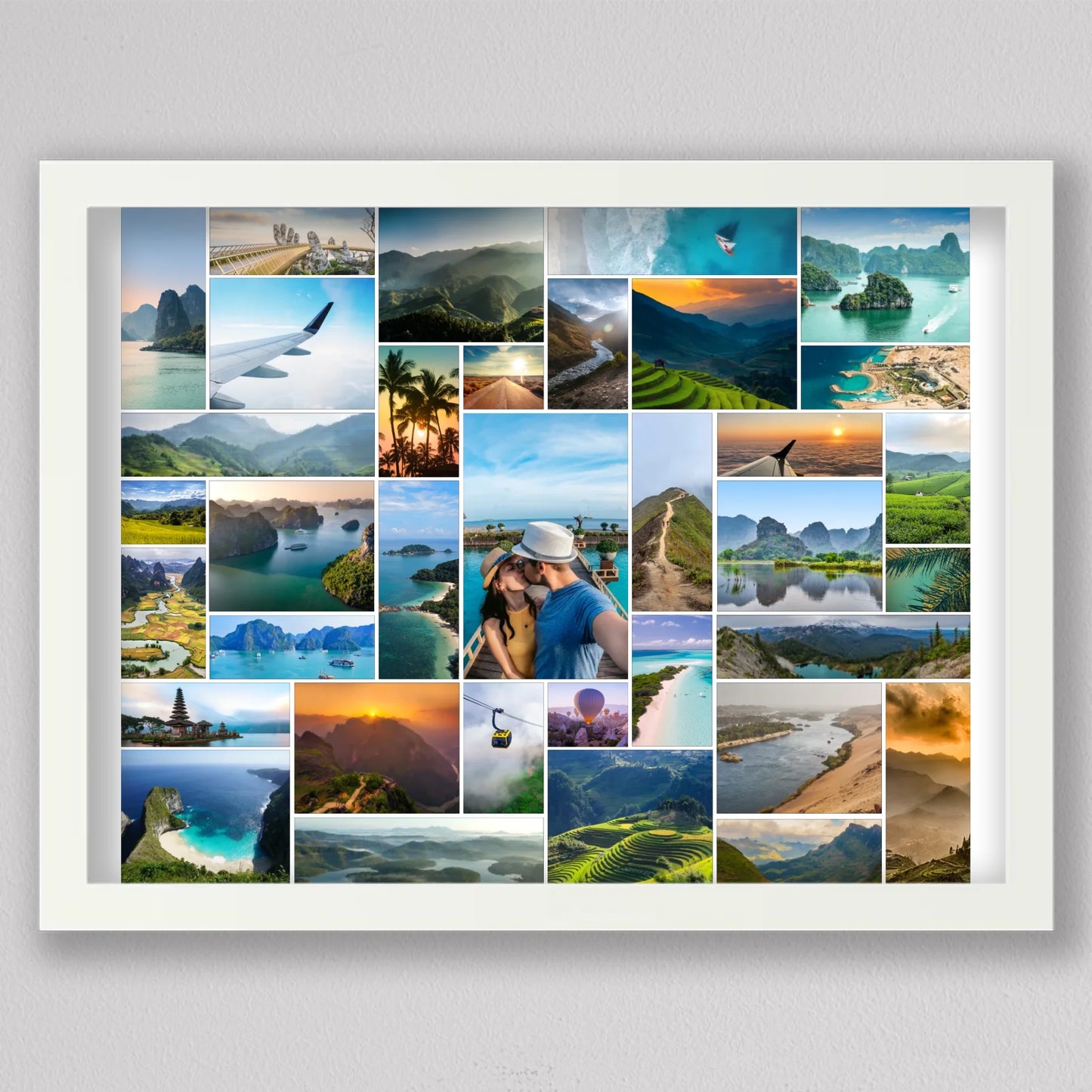 Egyedi Családi Fotókollázs - 35 Képpel