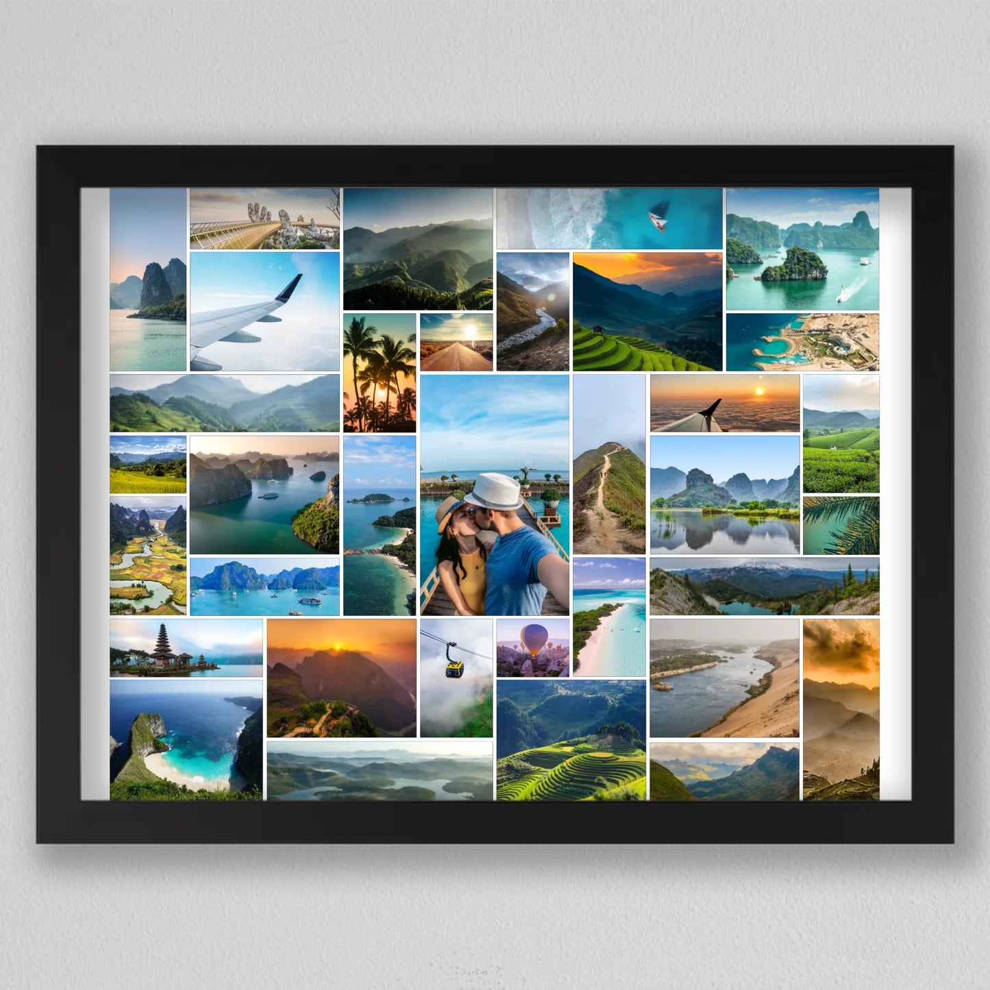 Egyedi Családi Fotókollázs - 35 Képpel