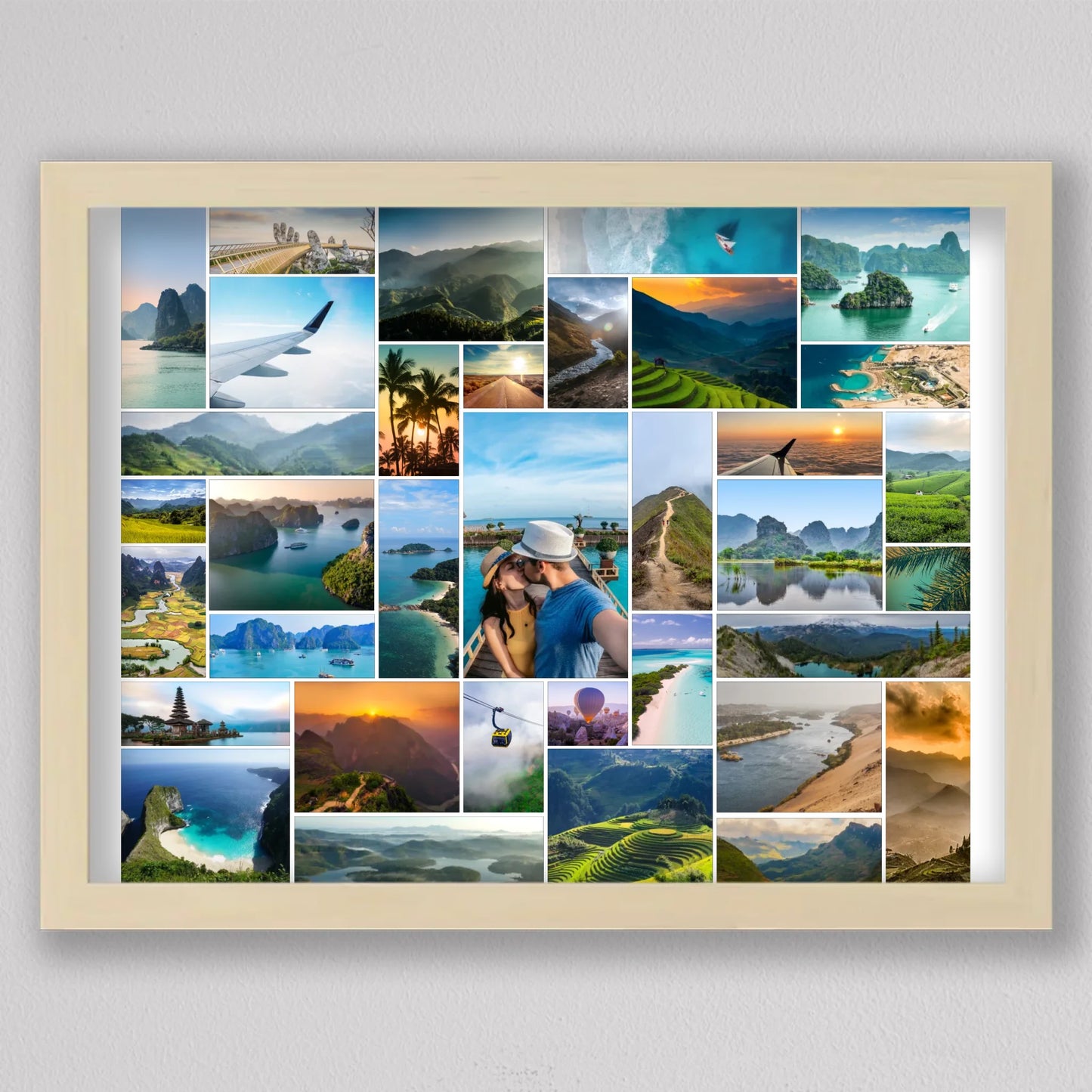 Egyedi Családi Fotókollázs - 35 Képpel