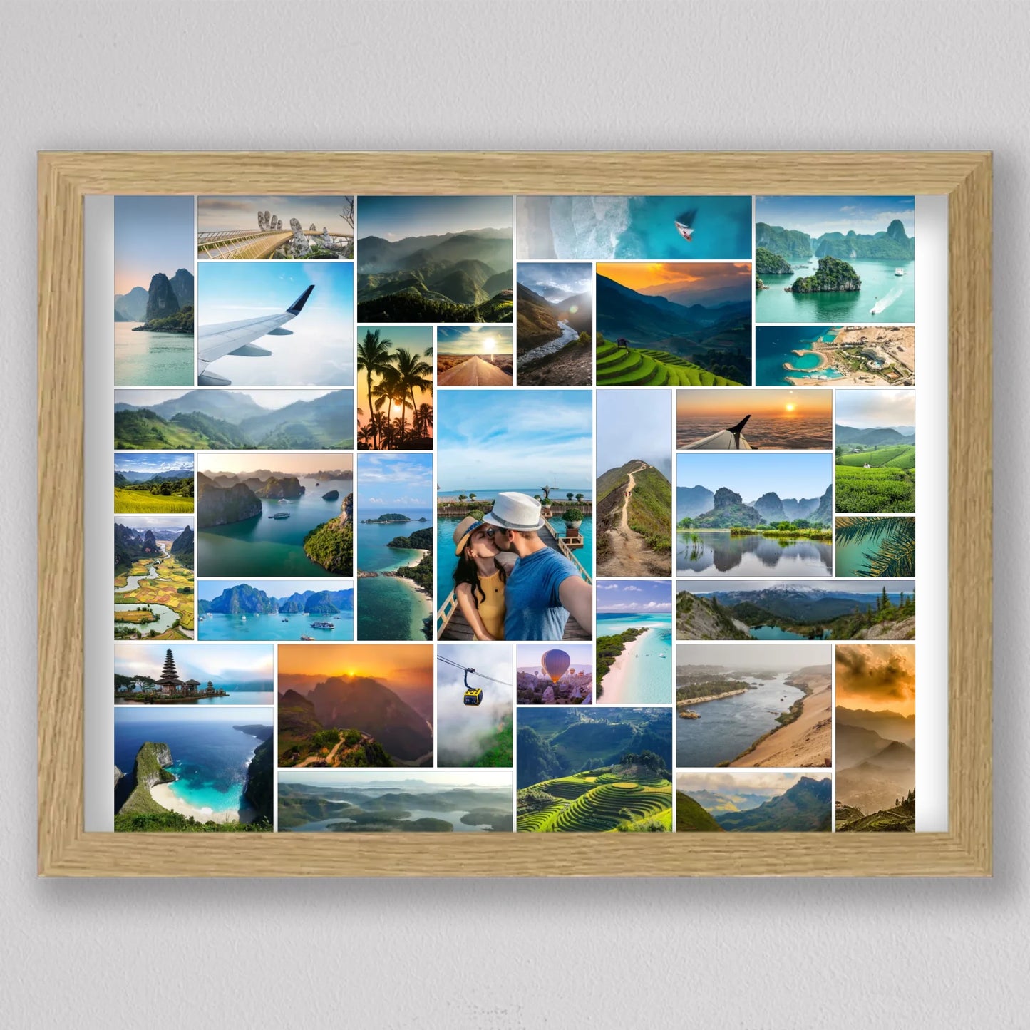 Egyedi Családi Fotókollázs - 35 Képpel