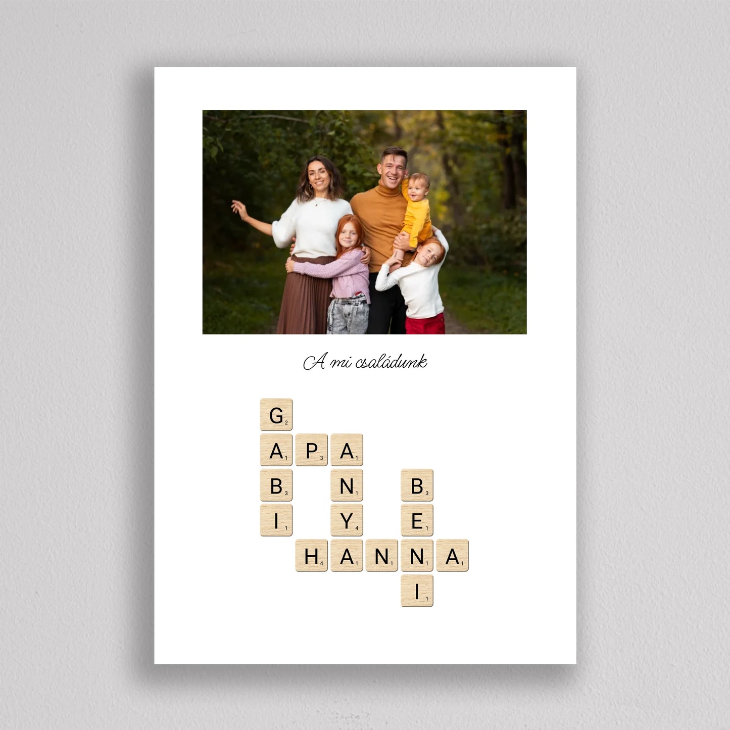 Családi Scrabble, szókirakó #2