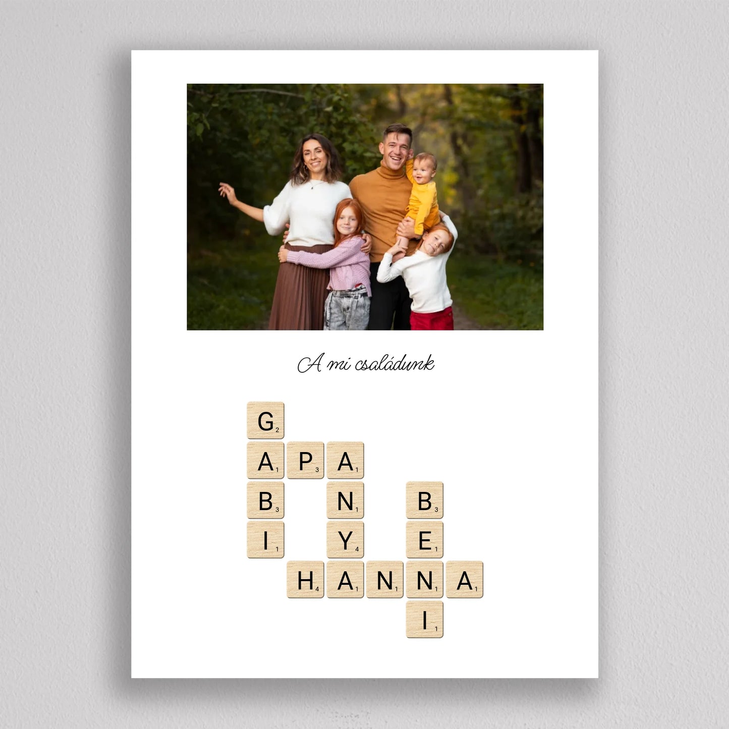 Családi Scrabble, szókirakó #2