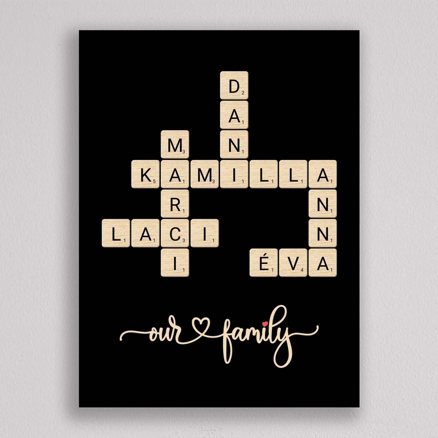 Családi Scrabble, szókirakó #3