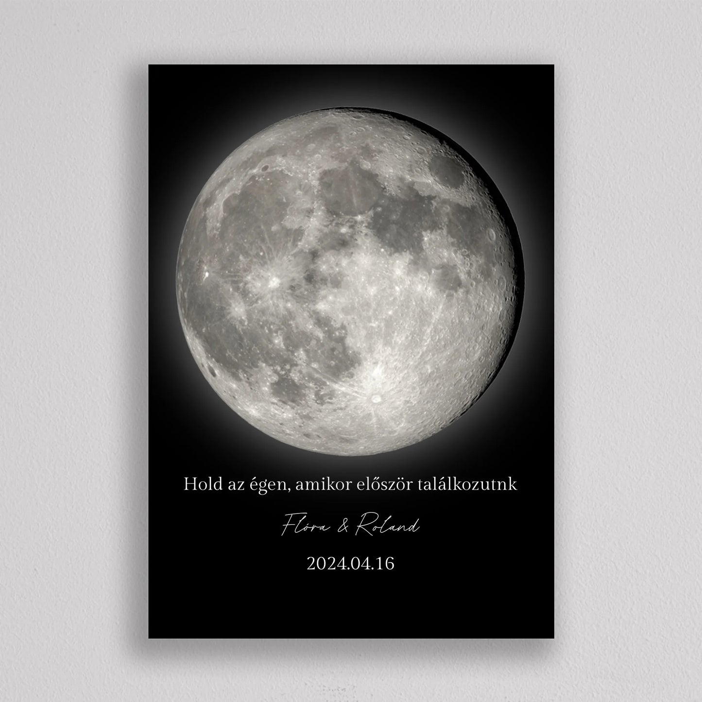 Egyedi holdfázis falikép