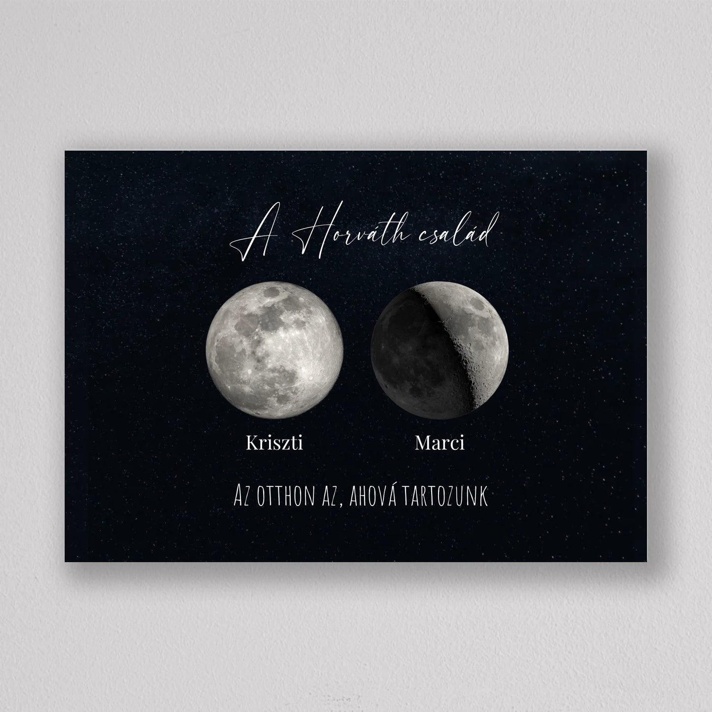 Egyedi Családi Holdfázis kép