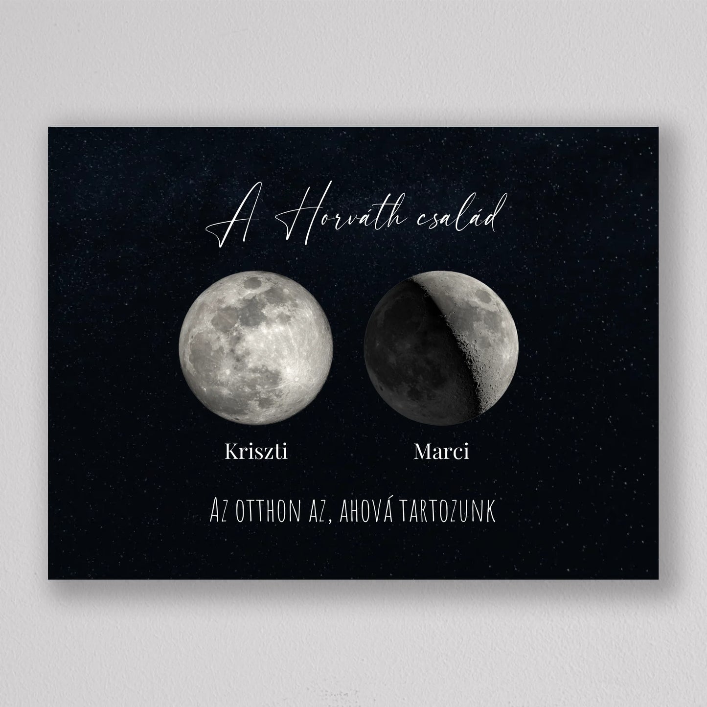 Egyedi Családi Holdfázis kép