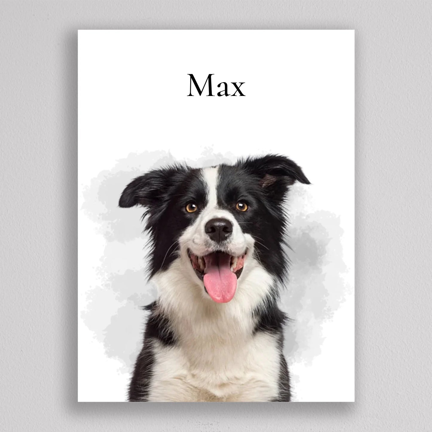 Kutya portré - Kiskedvences egyedi falikép