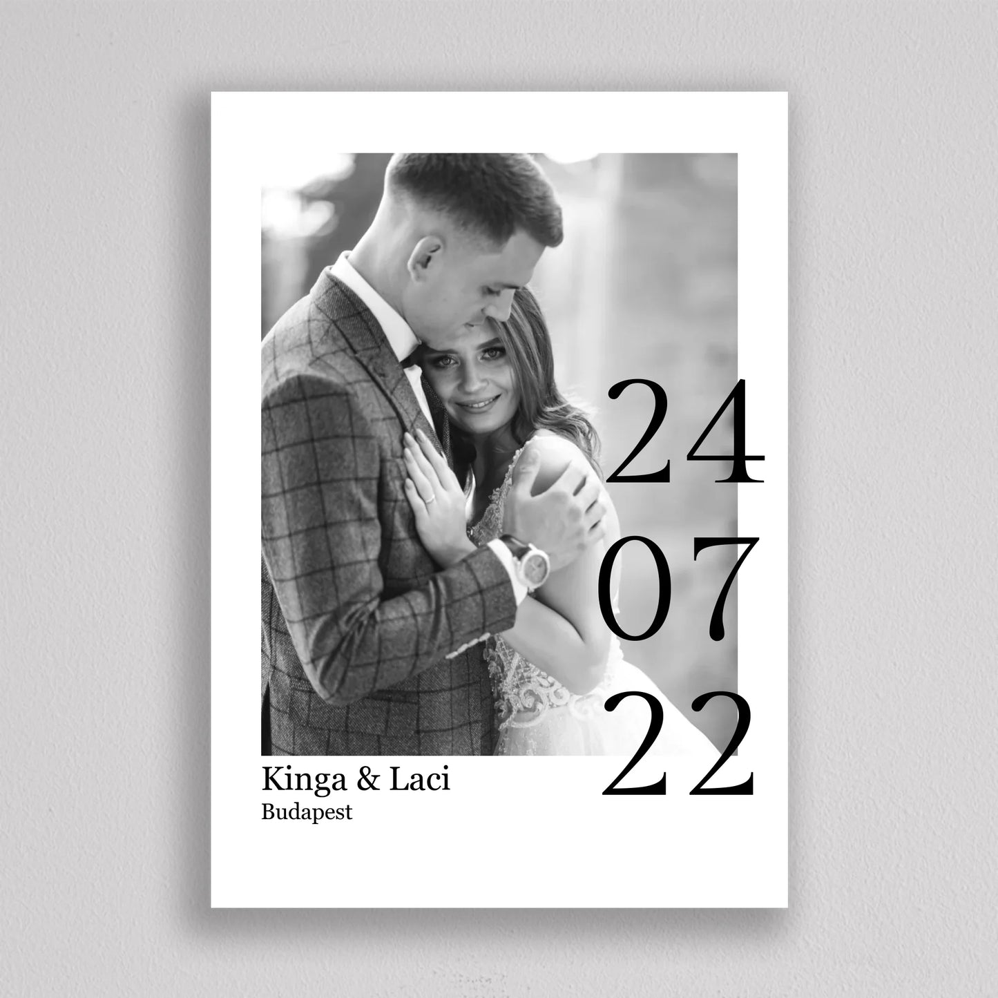 Esküvői emlékőrző, Évfordulós falikép