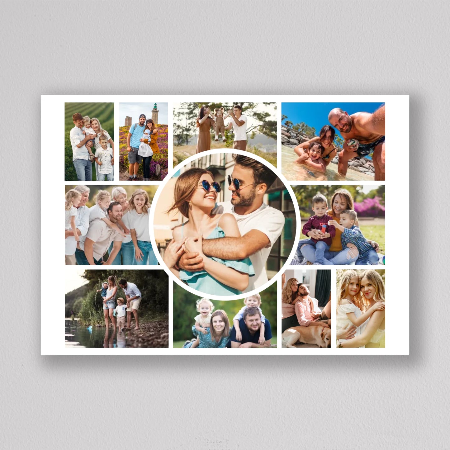 Egyedi Családi Fotókollázs - 11 Képpel