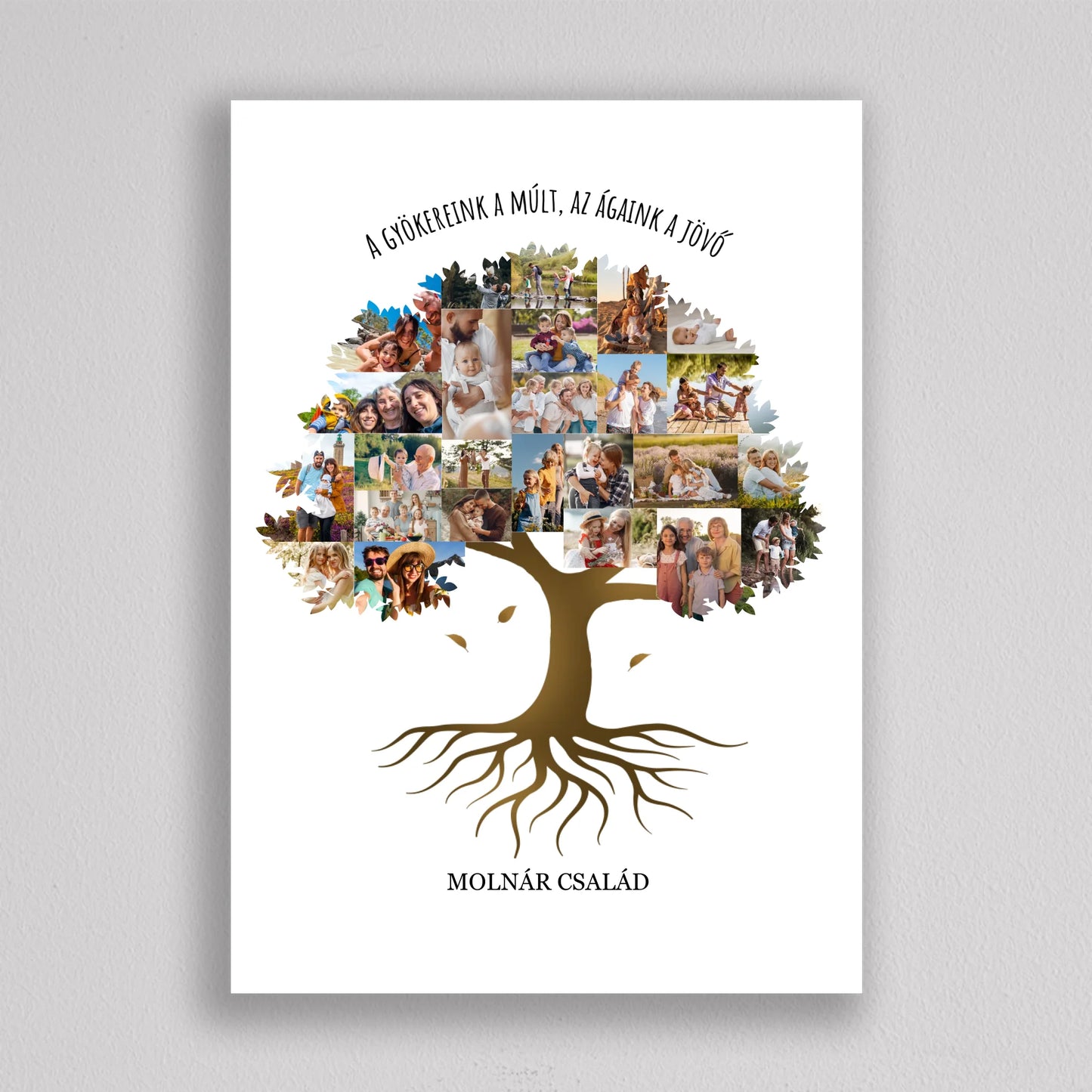 Családi Történet Képekben – Személyre Szabható Családfa #1