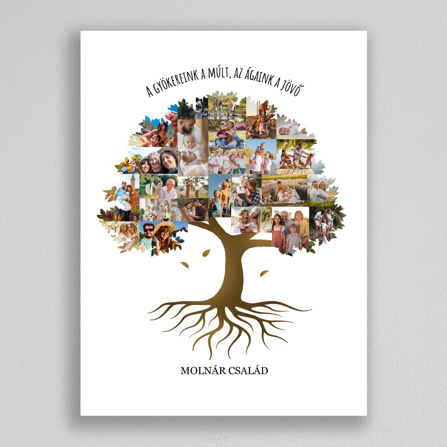 Családi Történet Képekben – Személyre Szabható Családfa #1