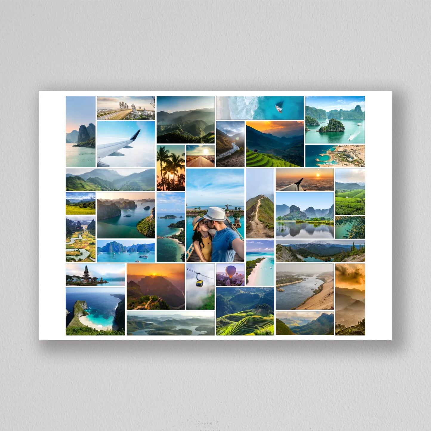 Egyedi Családi Fotókollázs - 35 Képpel