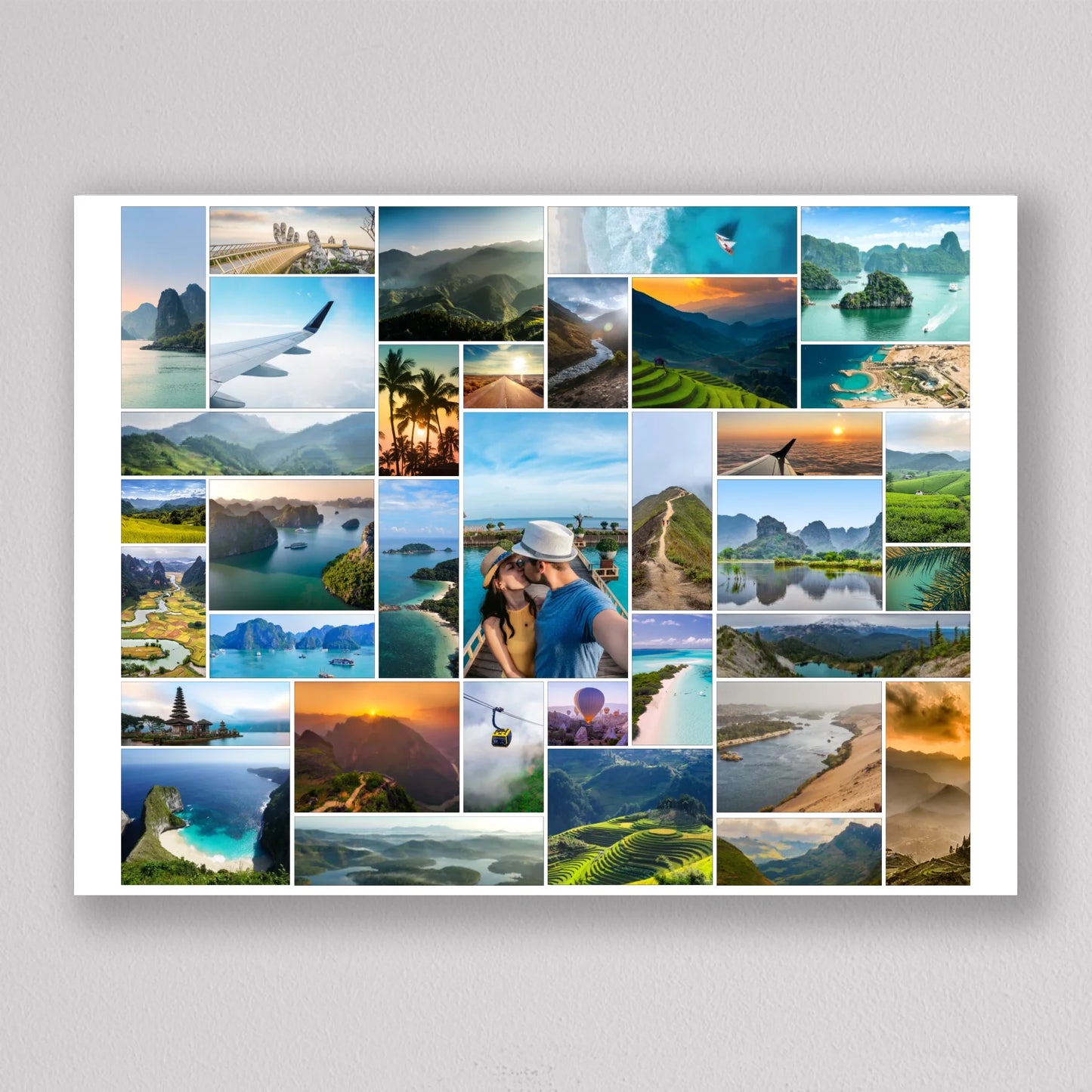 Egyedi Családi Fotókollázs - 35 Képpel