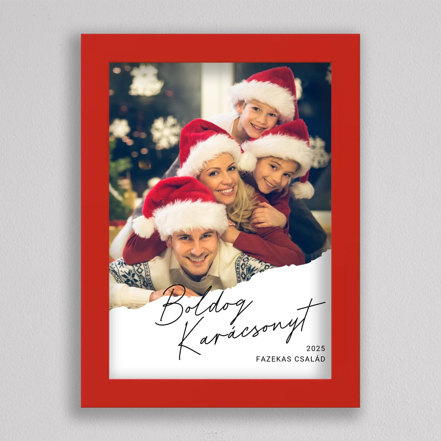 Ünnepi Pillanatok – Egyedi Karácsonyi Falikép