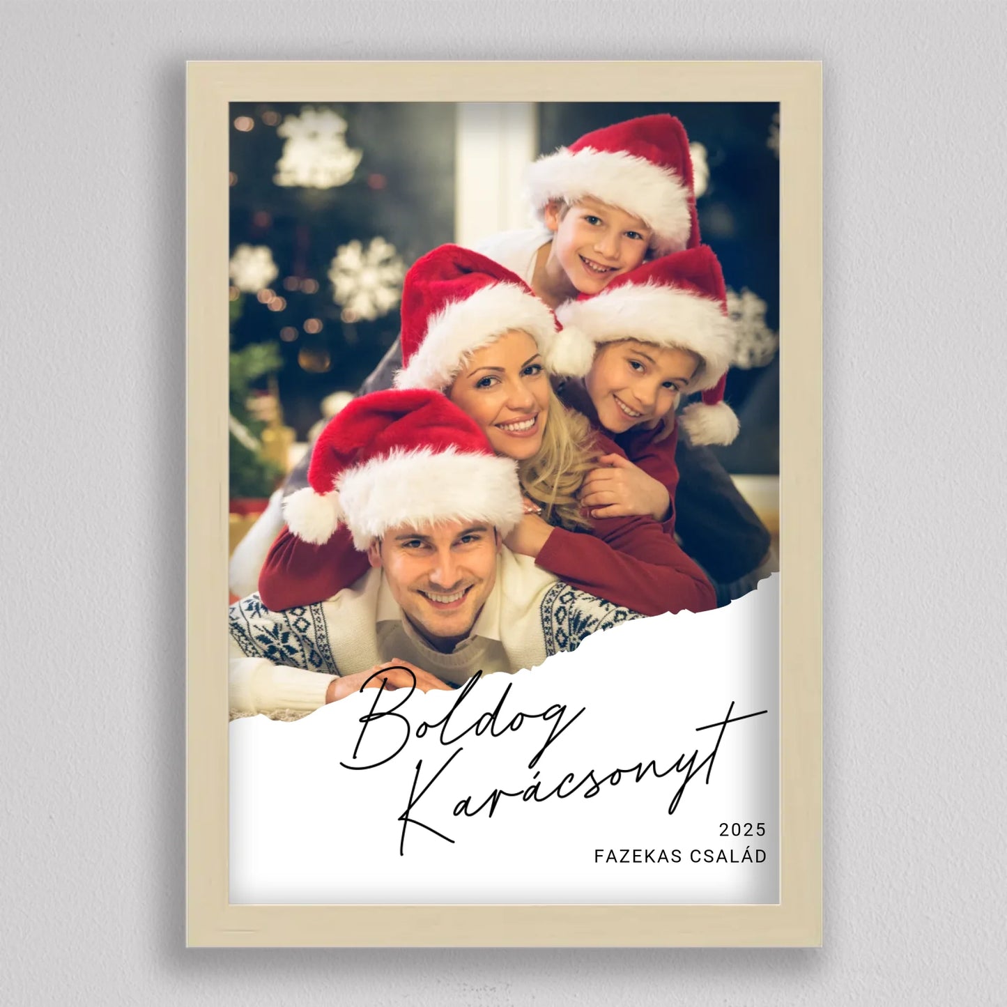 Ünnepi Pillanatok – Egyedi Karácsonyi Falikép