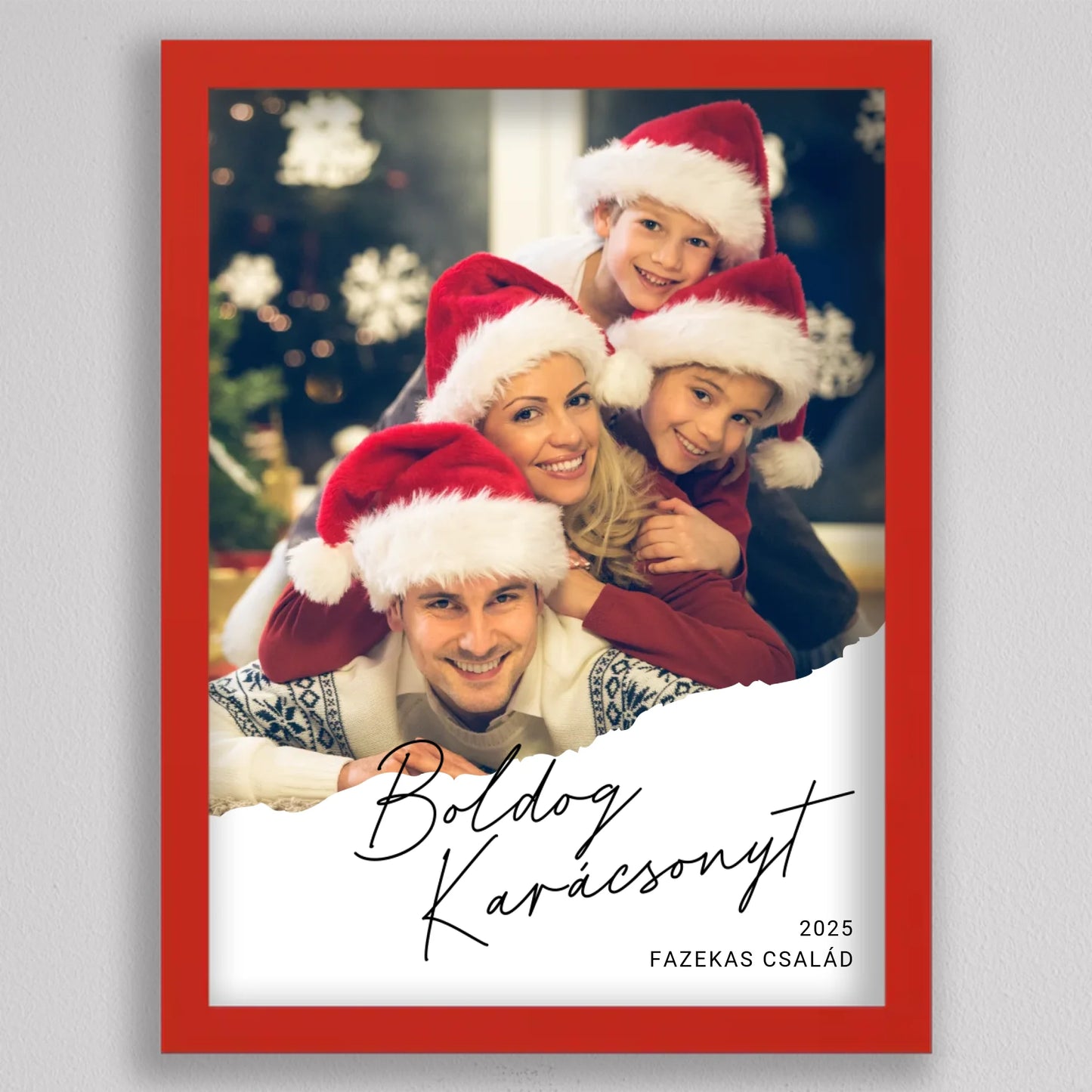 Ünnepi Pillanatok – Egyedi Karácsonyi Falikép