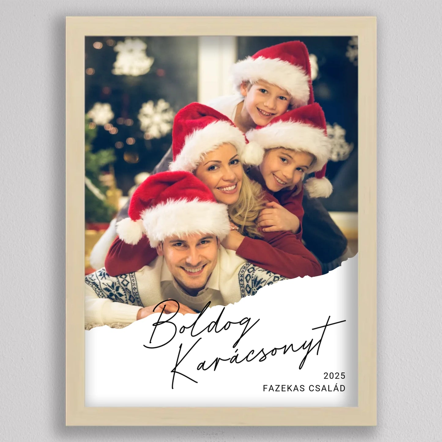 Ünnepi Pillanatok – Egyedi Karácsonyi Falikép