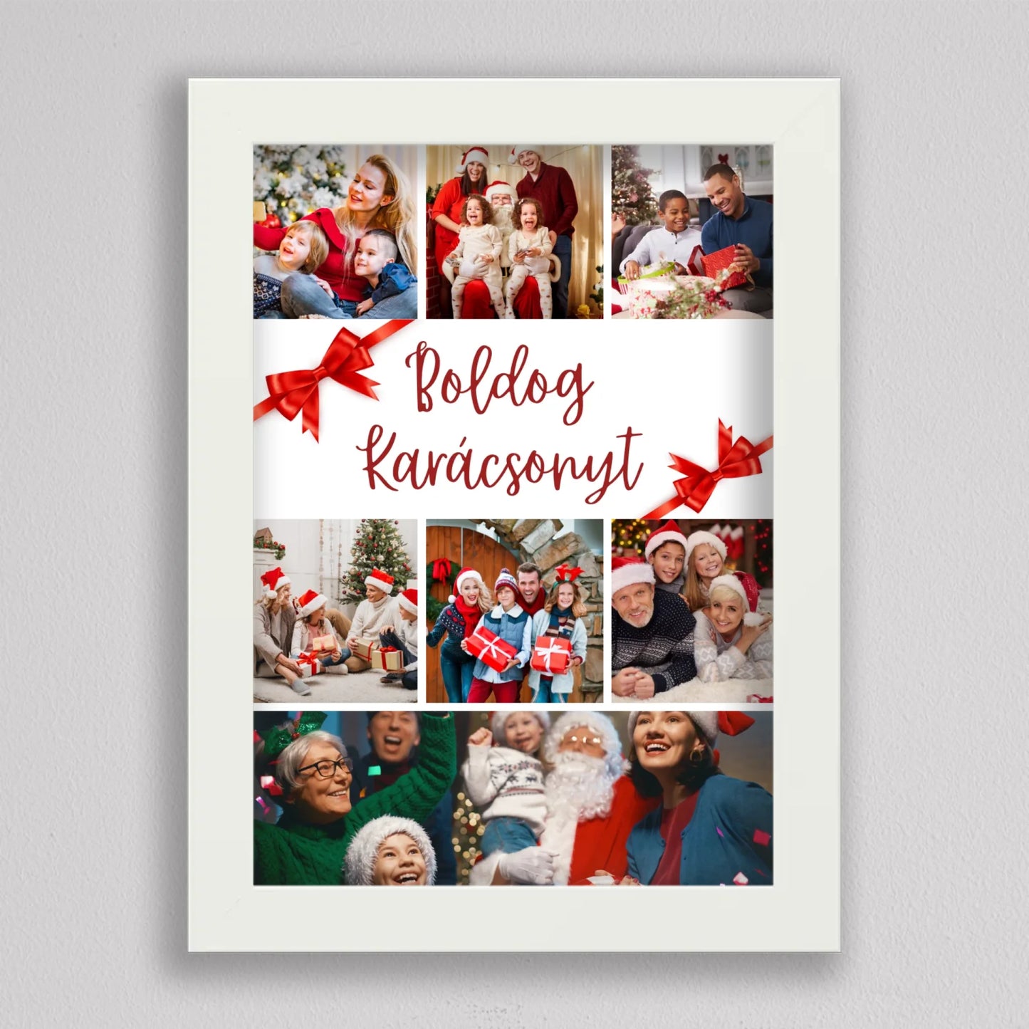 Karácsonyi Pillanatok – Egyedi 7 Képes Kollázs