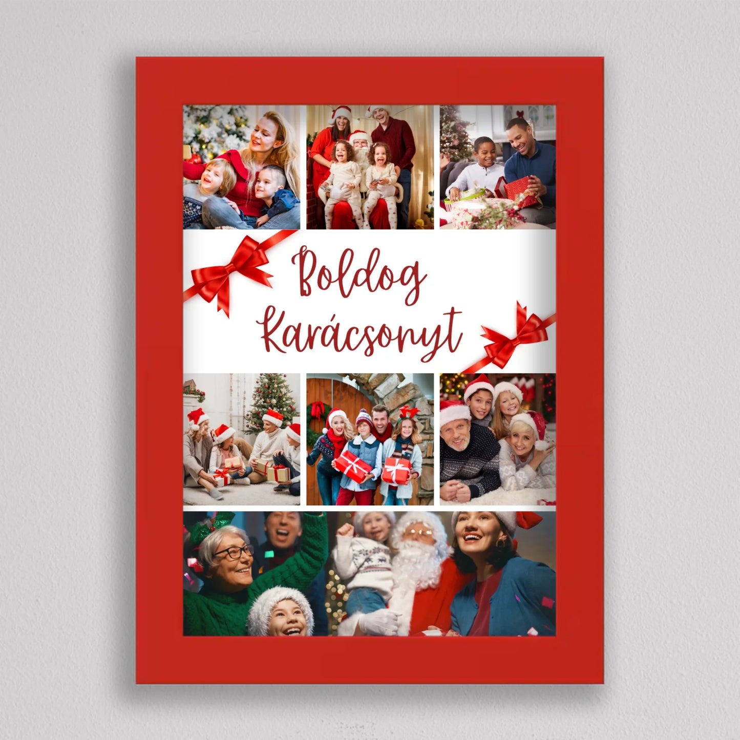 Karácsonyi Pillanatok – Egyedi 7 Képes Kollázs
