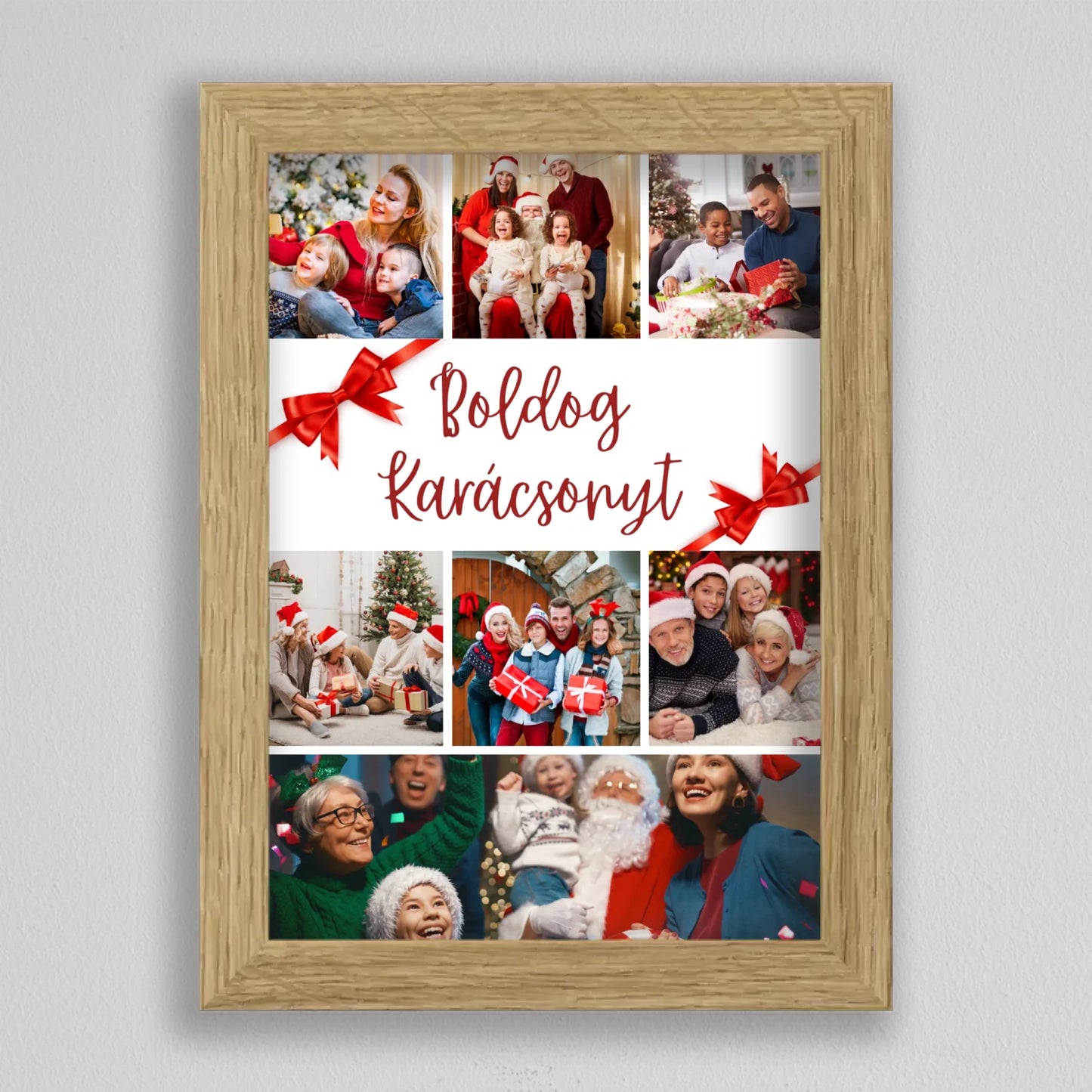 Karácsonyi Pillanatok – Egyedi 7 Képes Kollázs