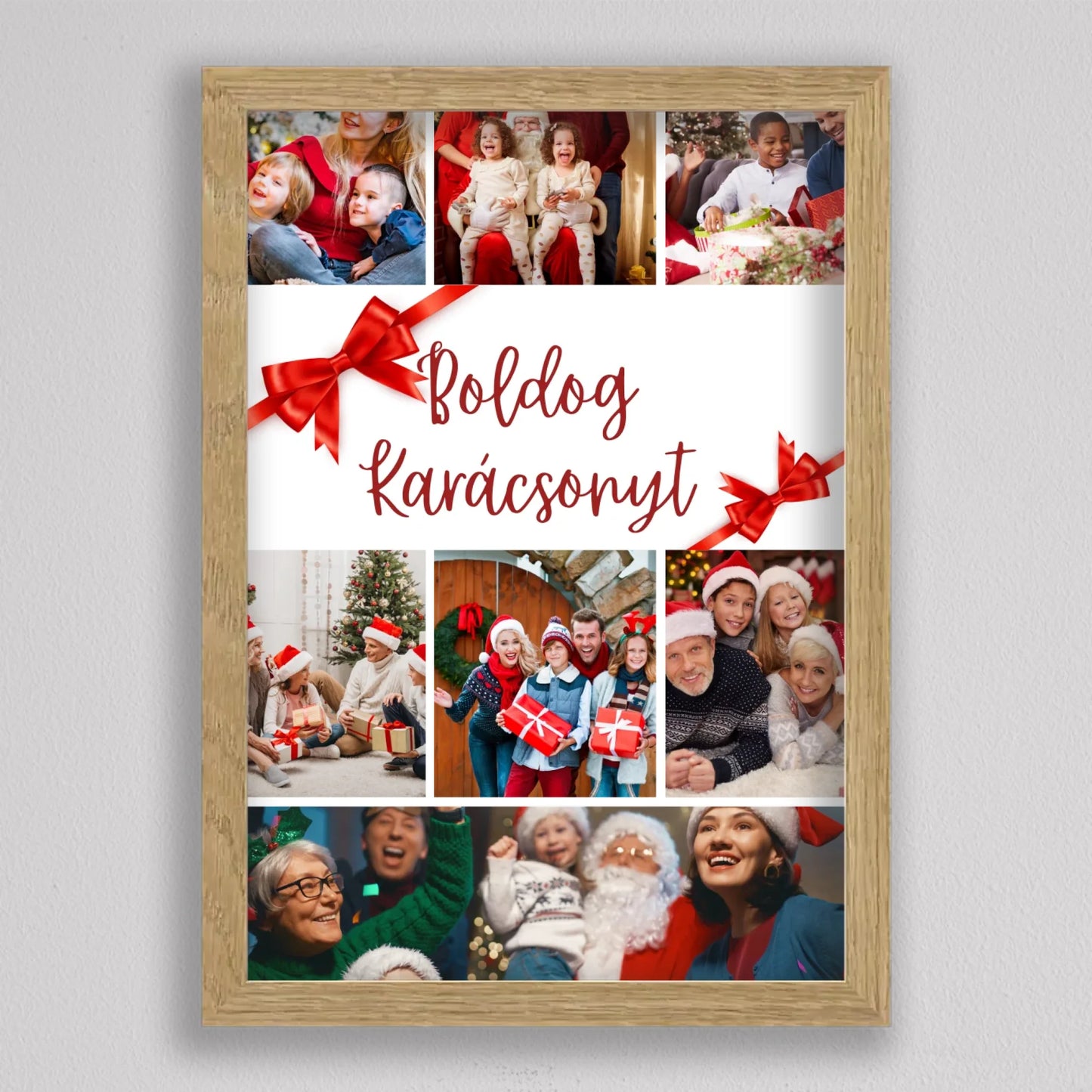 Karácsonyi Pillanatok – Egyedi 7 Képes Kollázs