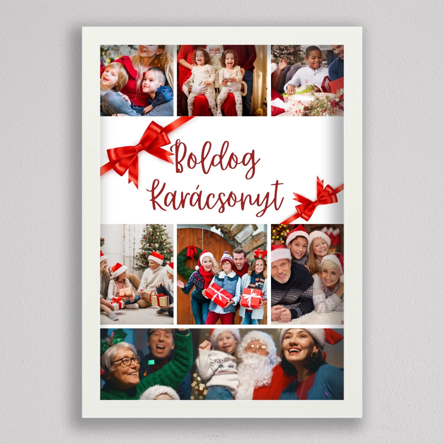 Karácsonyi Pillanatok – Egyedi 7 Képes Kollázs