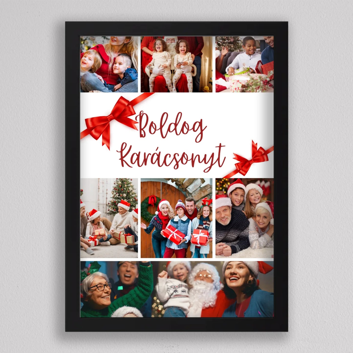 Karácsonyi Pillanatok – Egyedi 7 Képes Kollázs