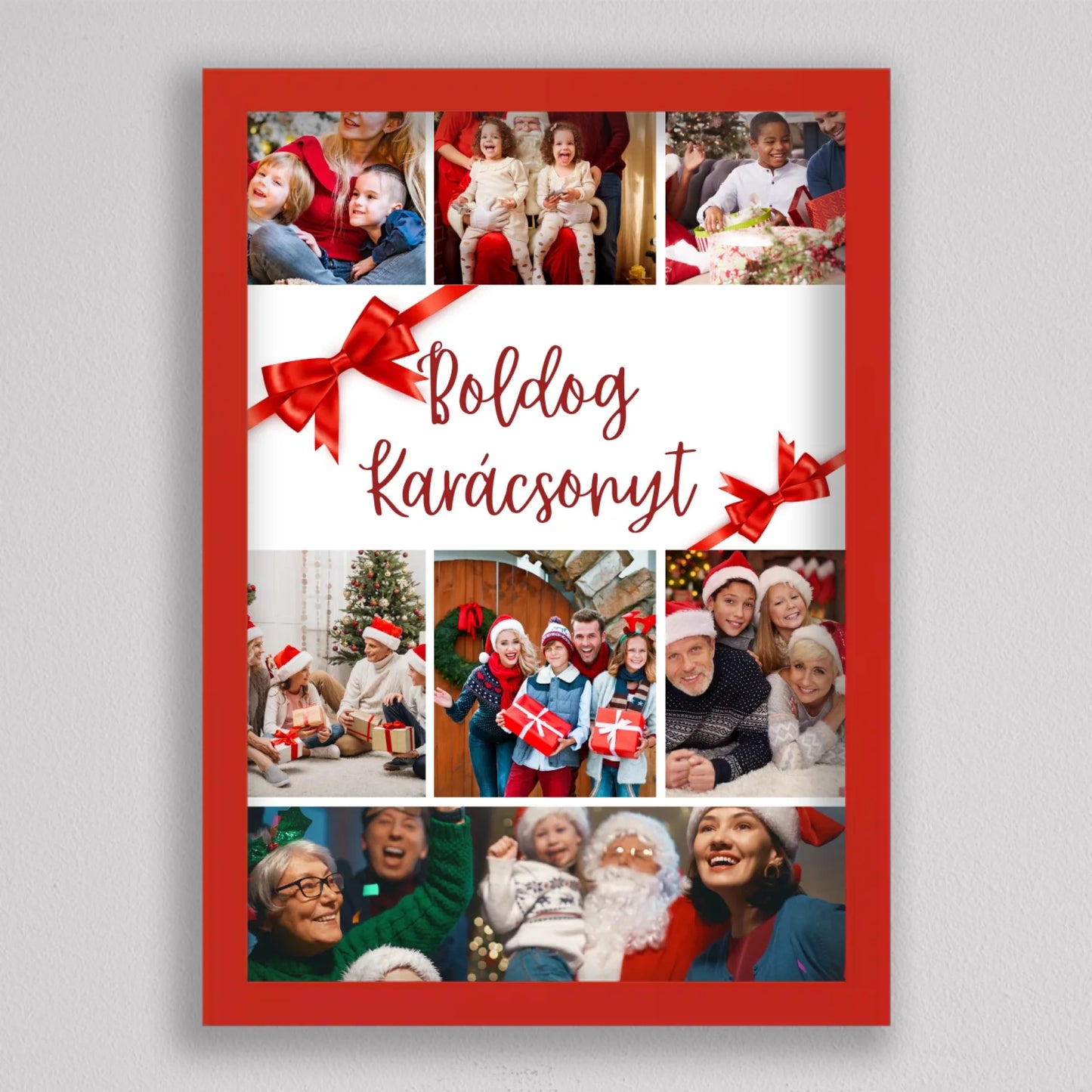 Karácsonyi Pillanatok – Egyedi 7 Képes Kollázs