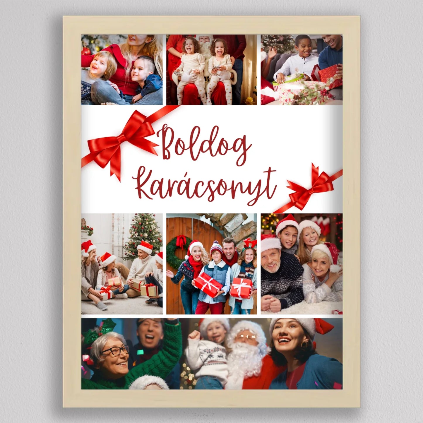 Karácsonyi Pillanatok – Egyedi 7 Képes Kollázs