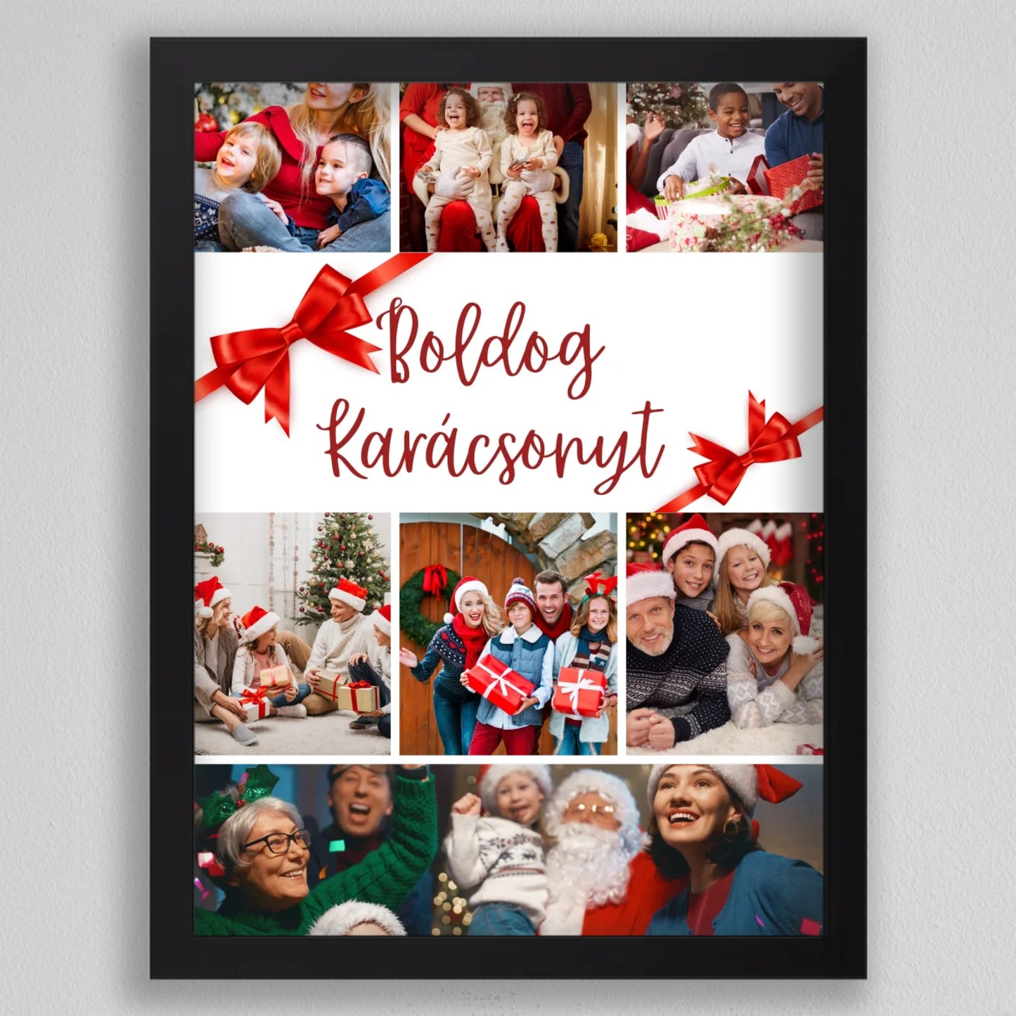 Karácsonyi Pillanatok – Egyedi 7 Képes Kollázs