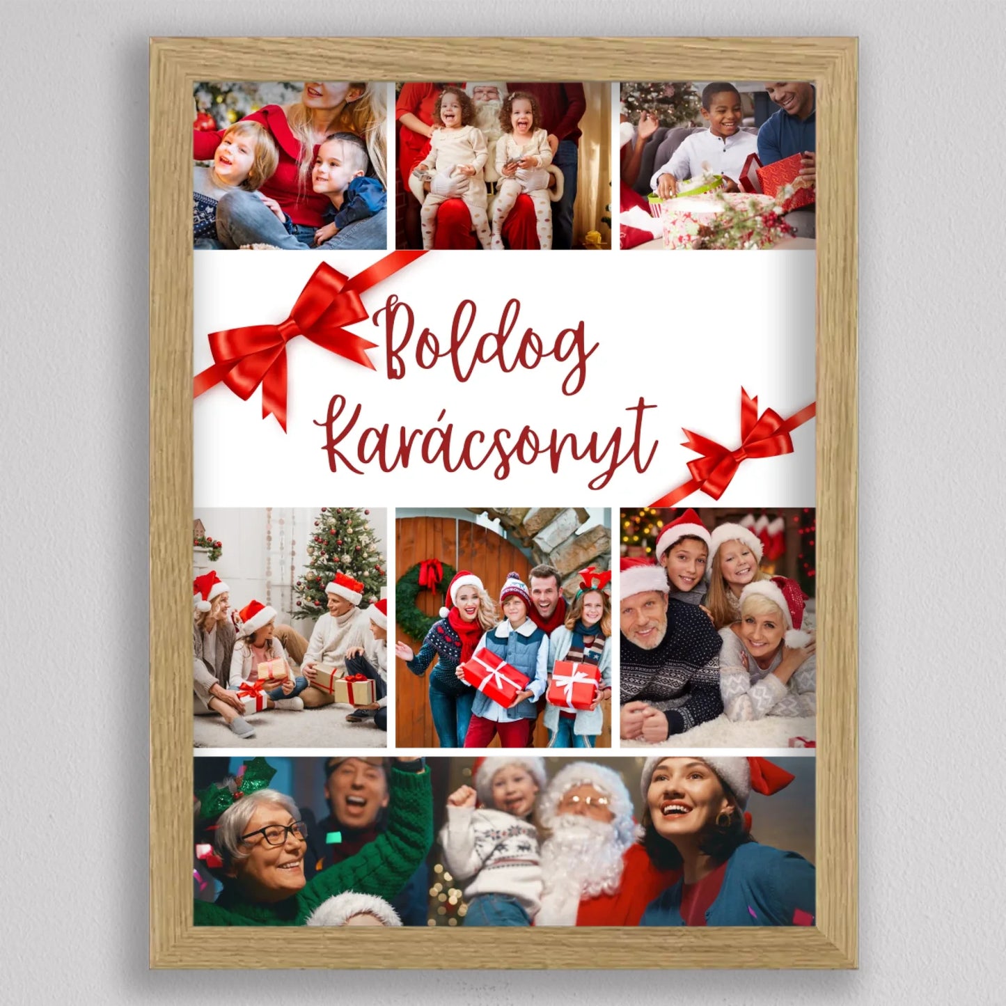 Karácsonyi Pillanatok – Egyedi 7 Képes Kollázs