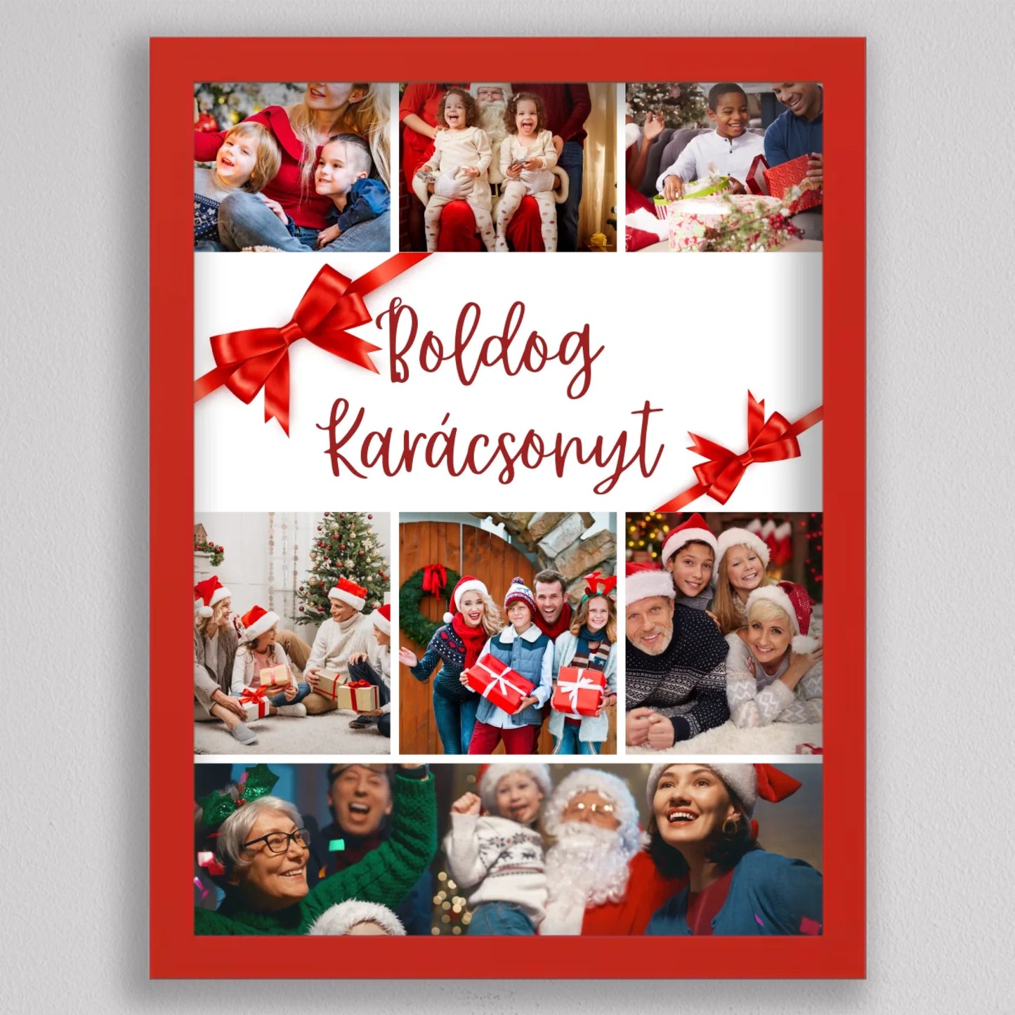 Karácsonyi Pillanatok – Egyedi 7 Képes Kollázs