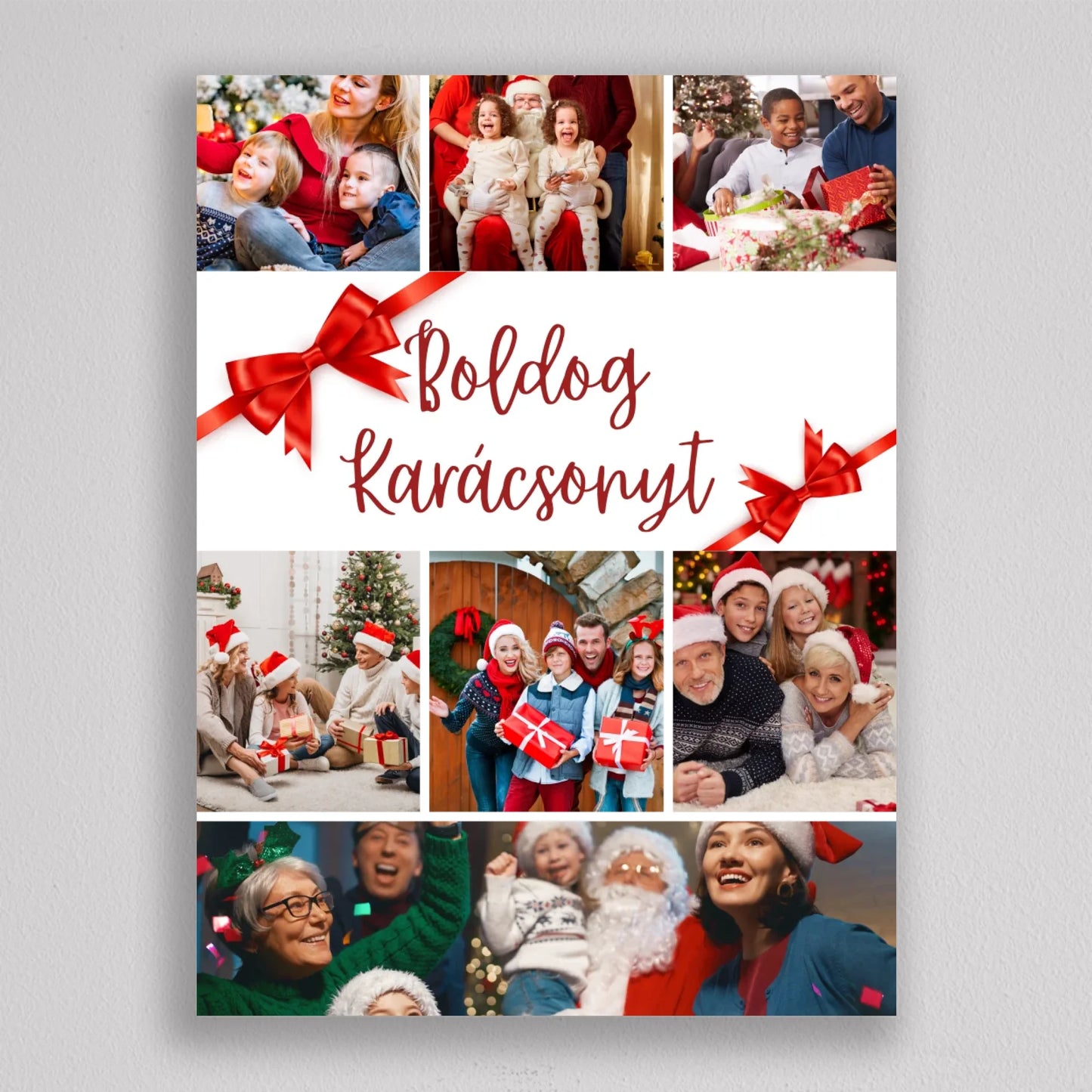 Karácsonyi Pillanatok – Egyedi 7 Képes Kollázs