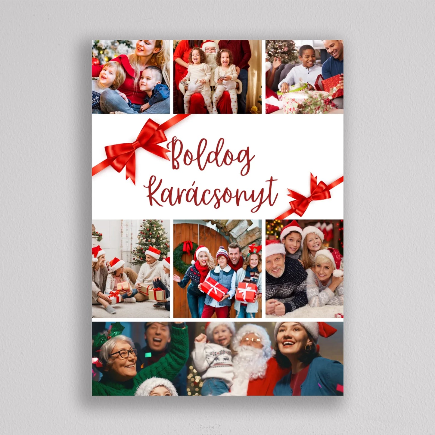 Karácsonyi Pillanatok – Egyedi 7 Képes Kollázs