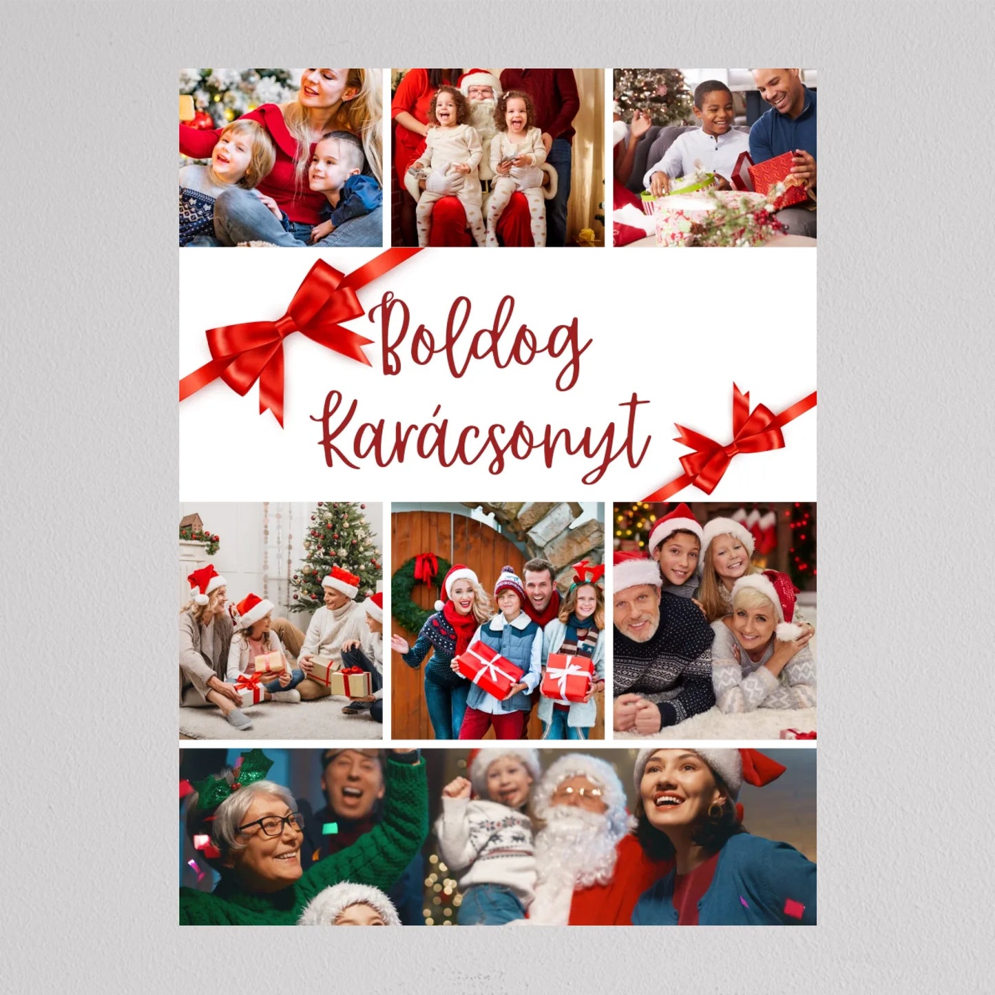Karácsonyi Pillanatok – Egyedi 7 Képes Kollázs