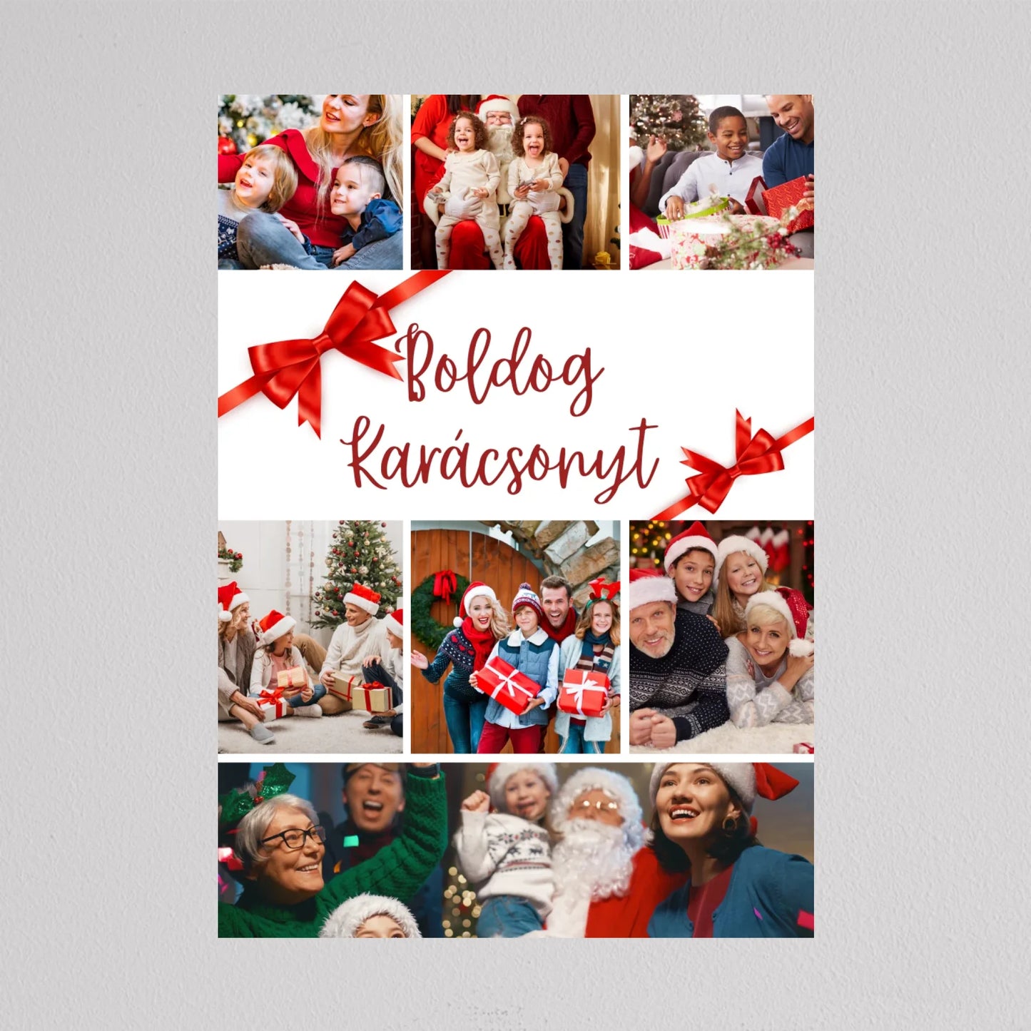Karácsonyi Pillanatok – Egyedi 7 Képes Kollázs