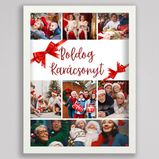 Karácsonyi Pillanatok – Egyedi 7 Képes Kollázs